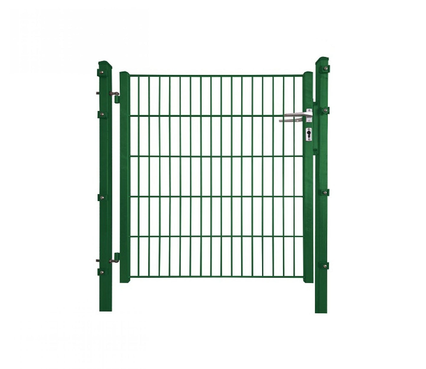 Schlichtes einfügeliges Gartenzauntor - leicht, 6/5/6, zum Einbetonieren